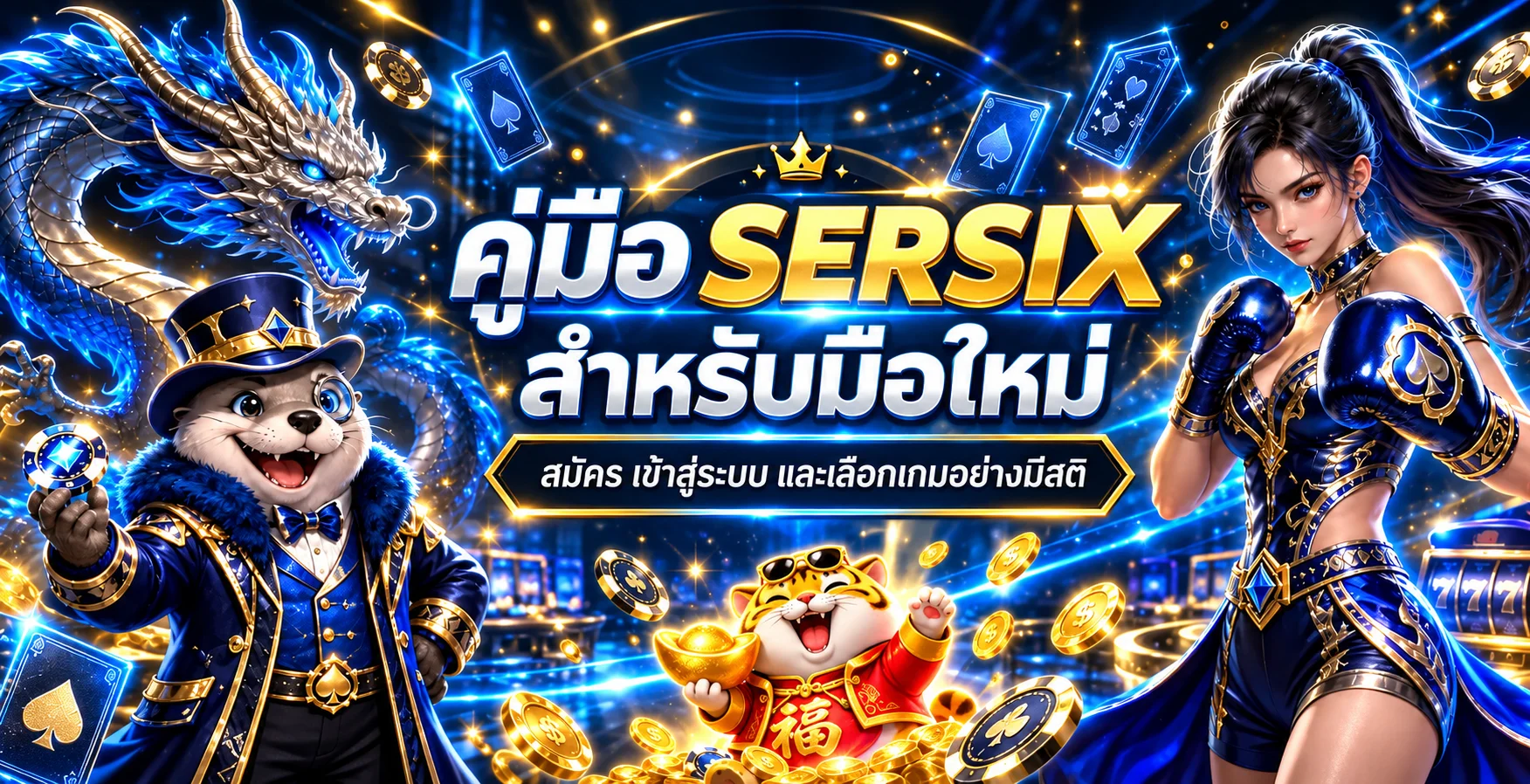 SERSIX คู่มือสมัคร เข้าสู่ระบบ และเลือกเกมสำหรับมือใหม่